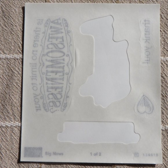 Stampin' Up Big News 2 box Stamp Set - Picture 4 of 7